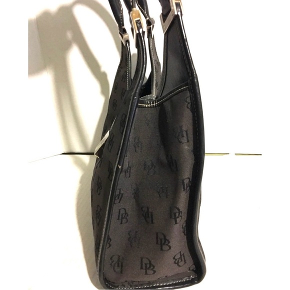 Dooney & Bourke DB signature print canvas Black and Brown Women's Bag - Picture 4 of 8